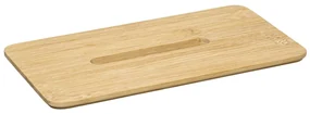 Box na vreckovky Selena, 25,3x9,3x13,3 cm, číra/s drevenými prvkami