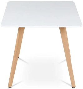 Autronic BONTEC Jedálenský stôl 80x80cm, mdf DT-312 WT Farba: Biela