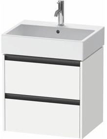 DURAVIT Ketho 2 závesná skrinka pod umývadlo, 2 zásuvky, 584 x 460 x 549 mm, biela matná, K25275018180000