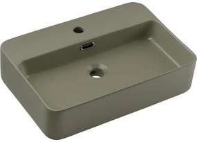 Závěsná skříňka Nordic Trust s deskou a umyvadlem 80 cm dub cremona