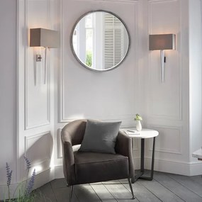 Endon 56706 - Nástenné svietidlo MORETO 1xE14/7W/230V lesklý chróm/šedá