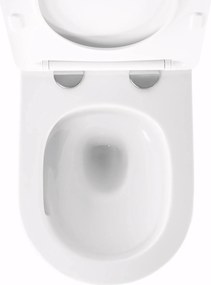 Závesná WC misa so SoftClose sedadlom REA TITO TORNADO NFQ, biela