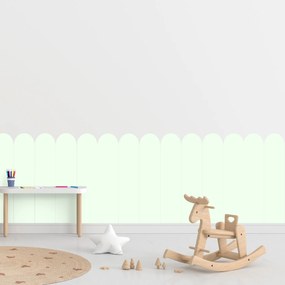 PIPPER. Oblúk - Mätová farba - textilná nálepka na stenu Farba: Bledá, Veľkosť: 80 cm