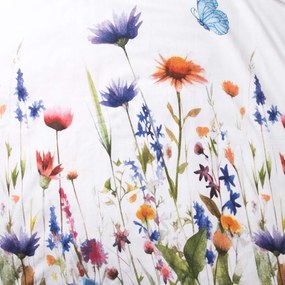 FLANELOVÉ OBLIEČKY FLANELOVE 180X200 CM, 2KS 70X80 CM KVETY