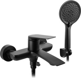 Rea Avalon, vaňová batéria s ručnou bodovou súpravou, čierna matná, REA-B1128