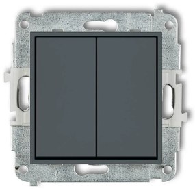 Vypínač mini lustrový grafit mat 28MWP-2 mini