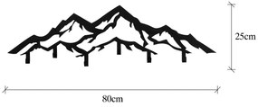 Nástenný vešiak 25x80 cm hory