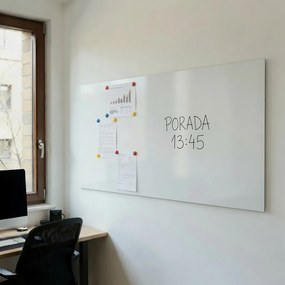 Toptabule.sk Bezrámová magnetická popisná tabuľa ULTRASLIM BIELA 120x200 cm