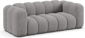 Sivá ženilková pohovka 200 cm Lupine – Micadoni