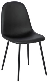 Súprava 2 čiernych jedálenských stoličiek Bonami Essentials Lissy