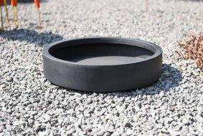 Miska na dekorácie CIRCULO, sklolaminát, Ø 50 cm, antracit