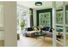 LED Stropné svietidlo GALAXY LED/24W/230V zelená/zlatá