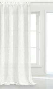 Záclona FROST s riasiacou páskou biela Rozmer: 140x270 cm
