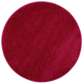 Vopi, Vianočný kusový koberec Eton vínovo červený kruh, 57x57 (priemer) kruh, červená, detská izba