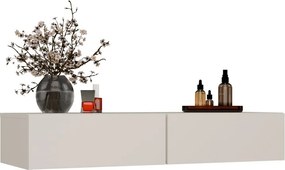 Závesný toaletný stolík MIKA 110 cm kašmírový