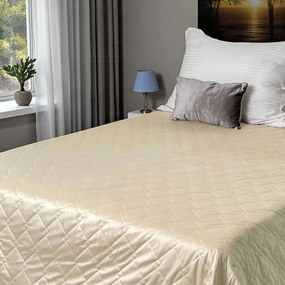 Prehoz na posteľ TORMA ECRU 220x240 cm