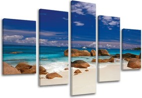 Obraz na stenu 5 dielny PLÁŽ PL010E50