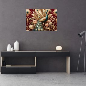 Obraz – Elegantný páv (70x50 cm)