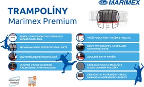 Marimex | Trampolína Marimex Premium 305 cm + vnútorná ochranná sieť + schodíky ZADARMO | 19000111