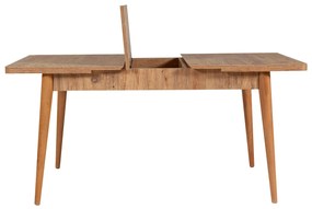 Rozkladací jedálenský stôl s 2 stoličkami a lavicou Vlasta (borovica antlantic + antracit). Vlastná spoľahlivá doprava až k Vám domov. 1073057