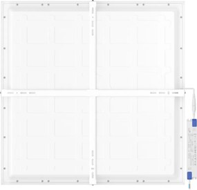 Mexen Brill-S, stropný LED panel 60×60 cm, 36 W, neutrálna biela 4000K, L207-060-060-3640-20