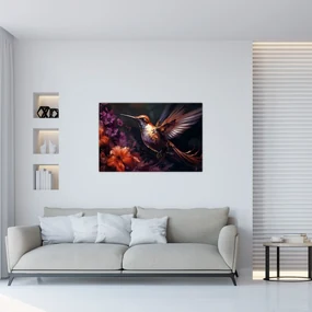 Obraz - Kolibrík (90x60 cm)
