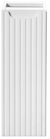 Závěsná skříňka Nova Cashmere Wiki s deskou a umyvadly 140 cm bílá/kašmír