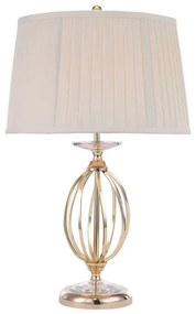 Elstead AG-TL-POL-BRASS - Stolná lampa AEGEAN 1xE27/60W/230V zlatá