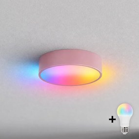 BRILAGI - LED RGBW Stropné svietidlo CLARE 1xE27/12W/230V priemer 20 cm ružové