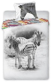 FARO -  FARO Obliečky Zebra Bavlna, 140/200, 70/90 cm