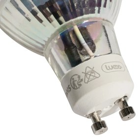 Sada 5 GU10 50mm LED žiaroviek číra 3,5W 330 lm 3000K