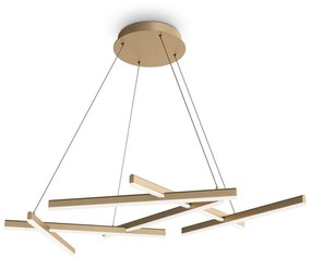 Maytoni MOD016PL-L75MG4K - LED Luster na lanku LINE LED/75W/230V zlatá