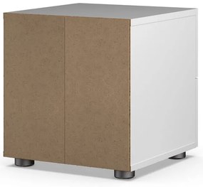 Biely nočný stolík Pepe - Tvilum