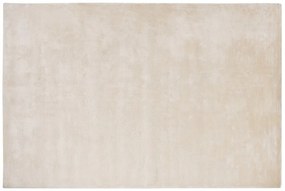 Viskózový koberec 160 x 230 cm svetlobéžový GESI II Beliani