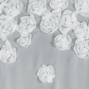ZÁCLONA NA PÁSKE DIANA3 350X160 CM BIELA