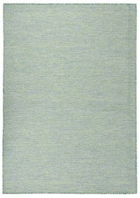 Vonkajší koberec s plochým tkaním 200x280 cm tyrkysová