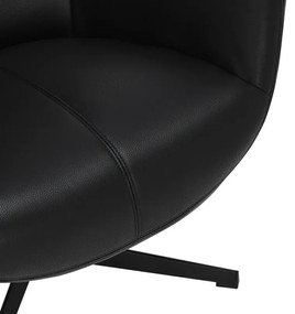 Kreslo VOGUE otočné o 360° čierne