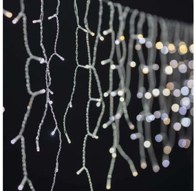 Nedis WIFILXC04W250 - LED Vianočný záves 240xLED/11 funkcií 8m IP65 Wi-Fi Tuya