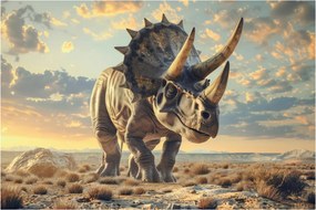 Obraz - Triceratops (90x60 cm)