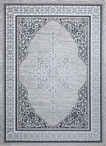 Dywany Łuszczów 80x150 cm Kusový koberec Gloss 8490 52 Ornament ivory/grey, šedá, chodba / predsieň