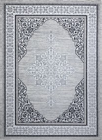 Dywany Łuszczów, AKCIA: 80x150 cm Kusový koberec Gloss 8490 52 Ornament ivory/grey, šedá, chodba / predsieň