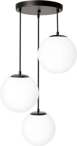 BRILAGI - Luster na lanku POLOS 3xE27/40W/230V, priemer 42 cm, čierna