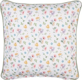 Bavlnená obliečka na vankúš s kvetinovým motívom Colourful Flowers - 40*40cm