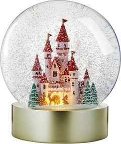 CASTLE Snehová guľa svietiaca zámok 20 cm
