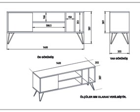 TV stolík Mistico Orech