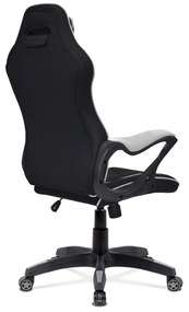 Herné kreslo ERACER G408 — látka, čierna / sivá