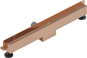 Mexen Flat Wall, sprchový žľab na stenu 2v1, 60 cm, ružové zlato, 1630060