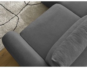 Sivá rohová pohovka Aden – Bobochic Paris