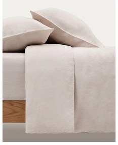 Napínacia bavlnená plachta taupe 90x200 cm Simmel – Kave Home