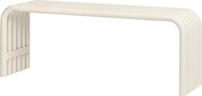 Béžová kovová záhradná lavica Nokk – noo.ma